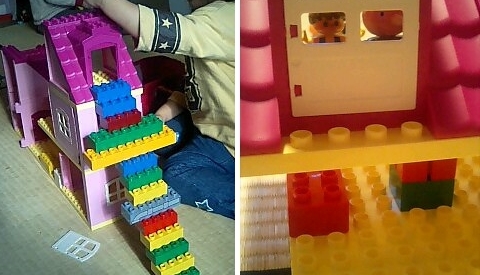 子供と家作り！？レゴで家を作ろう